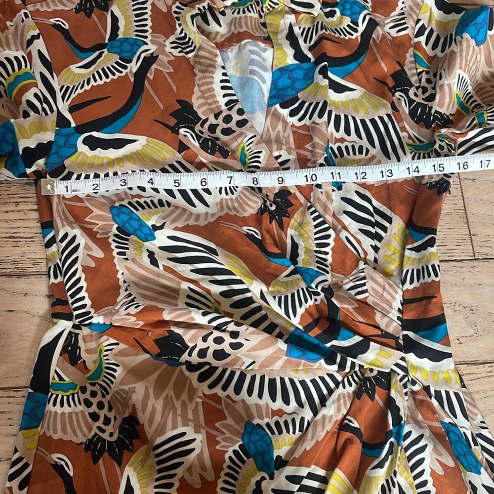 TEREA Women's Raina Draped Crossover Maxi Dress Size Small - Picture 12 of 16